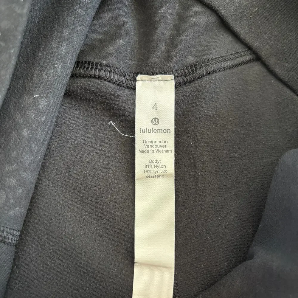 Lululemon Align Crop *21” Polar Shift Emboss Black - Size: 4 - Picture 6 of 11
